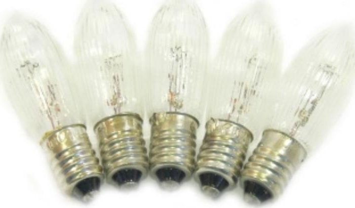 Lampki choinkowe Rum-Lux ŻARÓWKA ŻARÓWKI CHOINKOWA E10 3W 15V BIAŁE BIAŁA