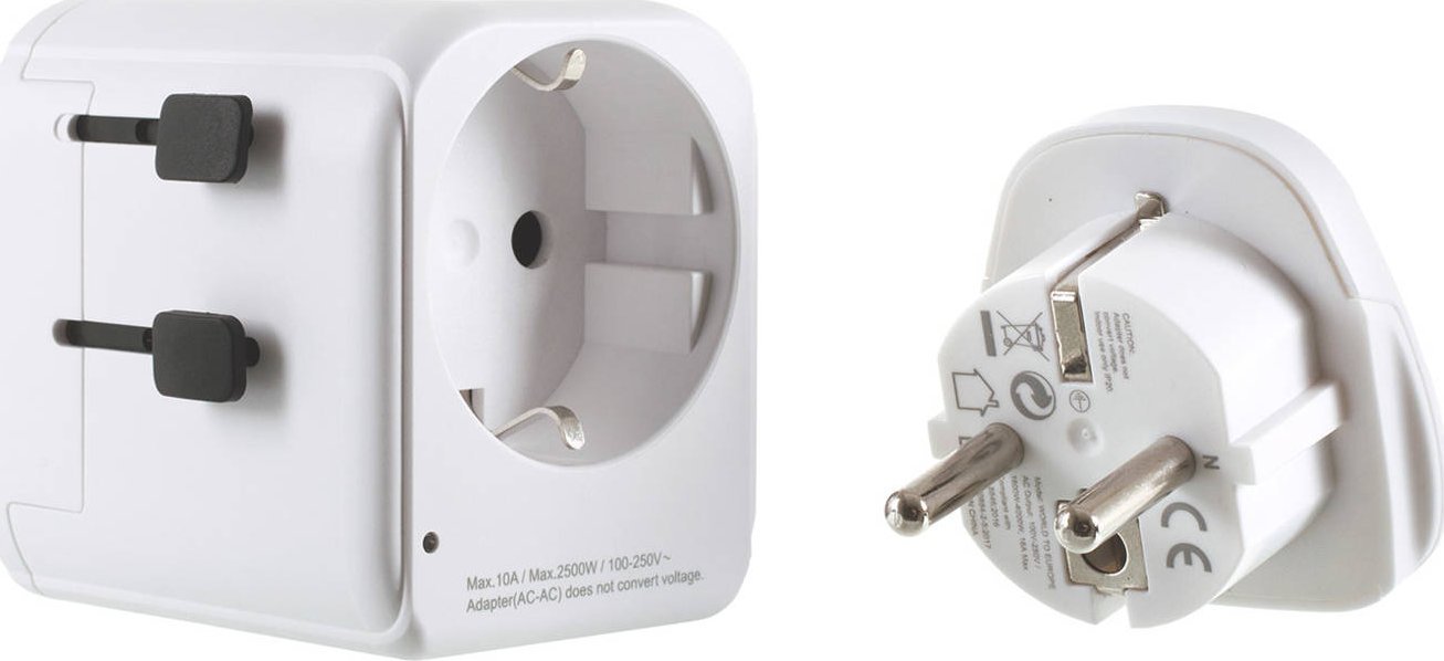 Lifeventure Adapter podróżny USB UK-World Travel Adaptor Uniwersalny
