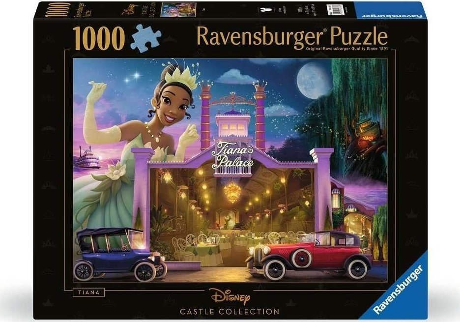 Ravensburger Puzzle Zamki Disneya Tiana 1000 elementów