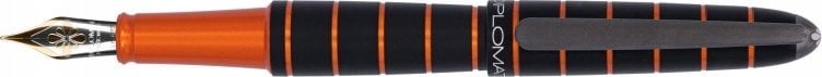 Diplomat Pióro wieczne DIPLOMAT Elox Ring, M, 14ct, czarne/pomarańczowe