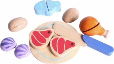 iWood Drewniane jedzenie Ryba Kurczak