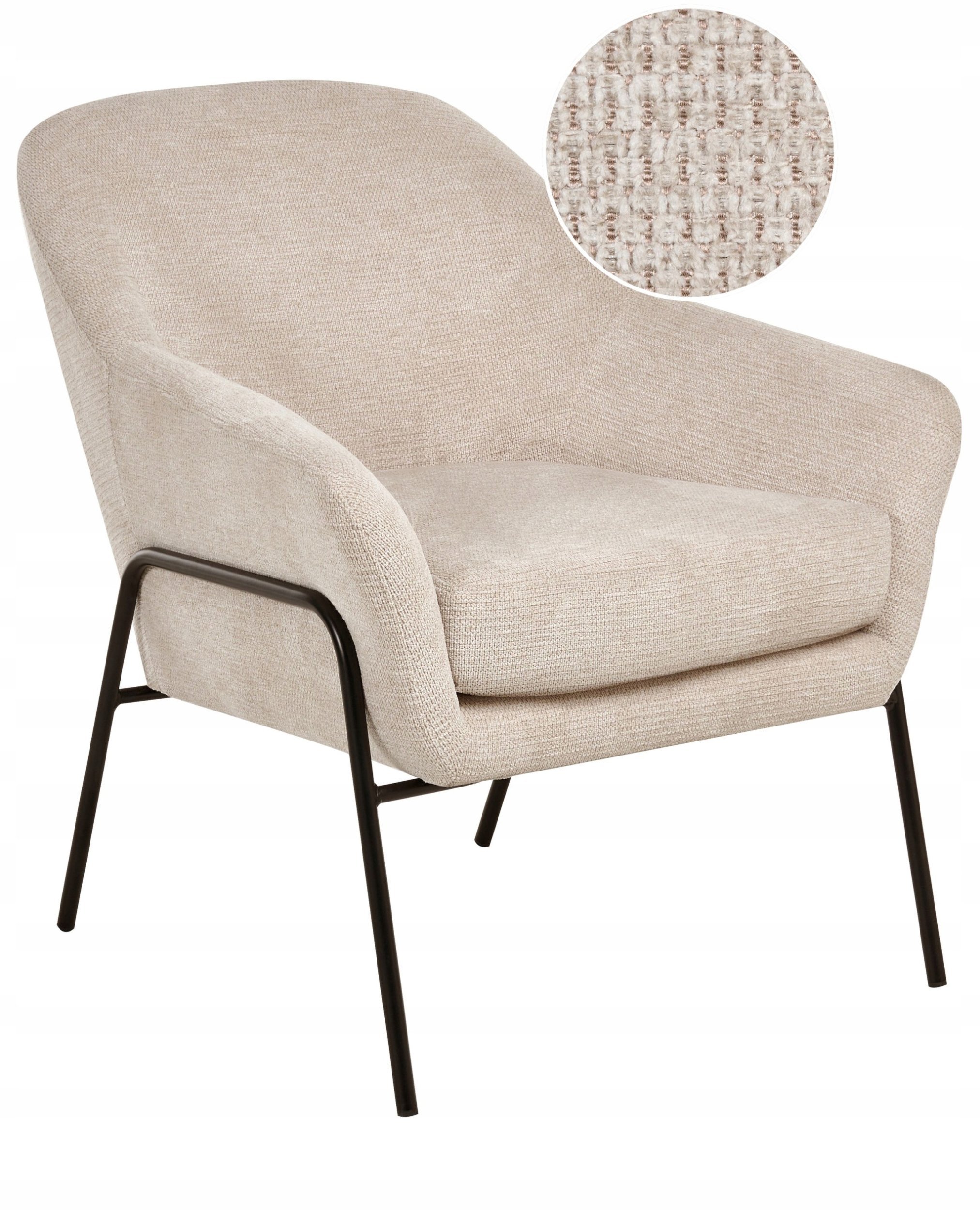 Fotel VEDDIGE Beżowy