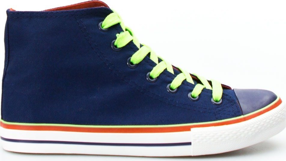 Seastar Trampki z kolorowym wiązaniem granatowe-39