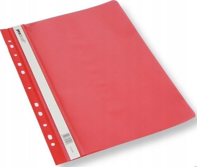 Teka Skoroszyt A4 z perforacj± czerwony (20szt)