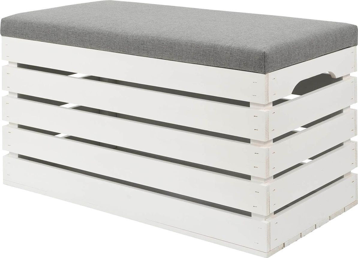 Elior Biała skrzynia z siedziskiem Alva 4X- 38 kolorów