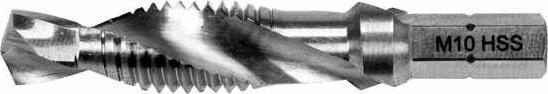 Yato `Wiertło-gwintownik M2 HSS, M10 HEX 1/4", dł. 59 mm