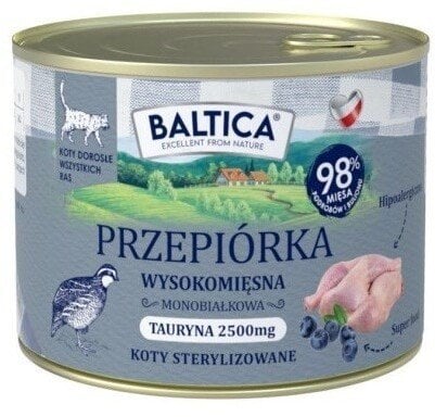 BALTICA SMAKI REGIONÓW Kot dorosły Przepiórka 185g