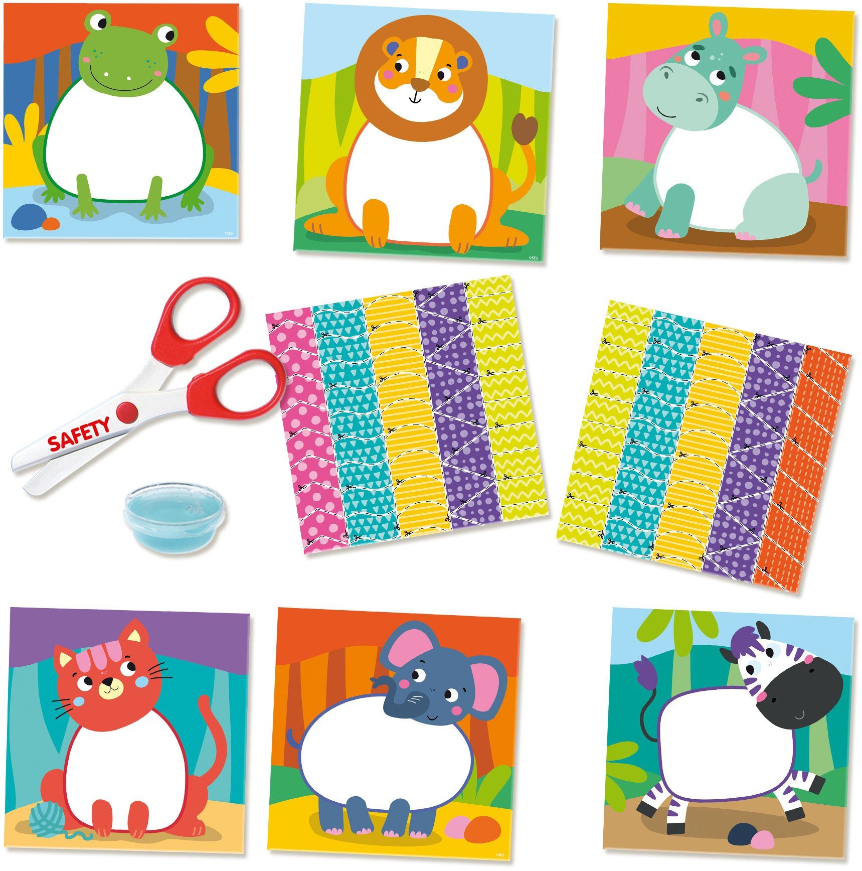 SES Montessori wycinanie kształtów 14061 40618