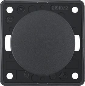 Hager Integro Flow/Pure Łącznik klawiszowy uniwersalny czarny połysk (936562510)