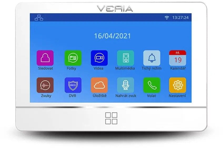 VERIA 8277B-W (Wi-Fi) série 2-WIRE LCD monitor videotelefonu, bílý