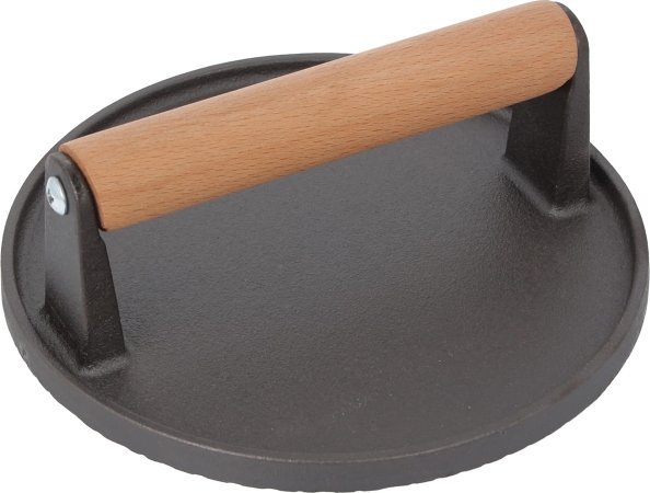 KingHoff ŻELIWNA PRASKA DO GRILLOWANIA BURGERÓW STEKÓW MIĘSA 2661