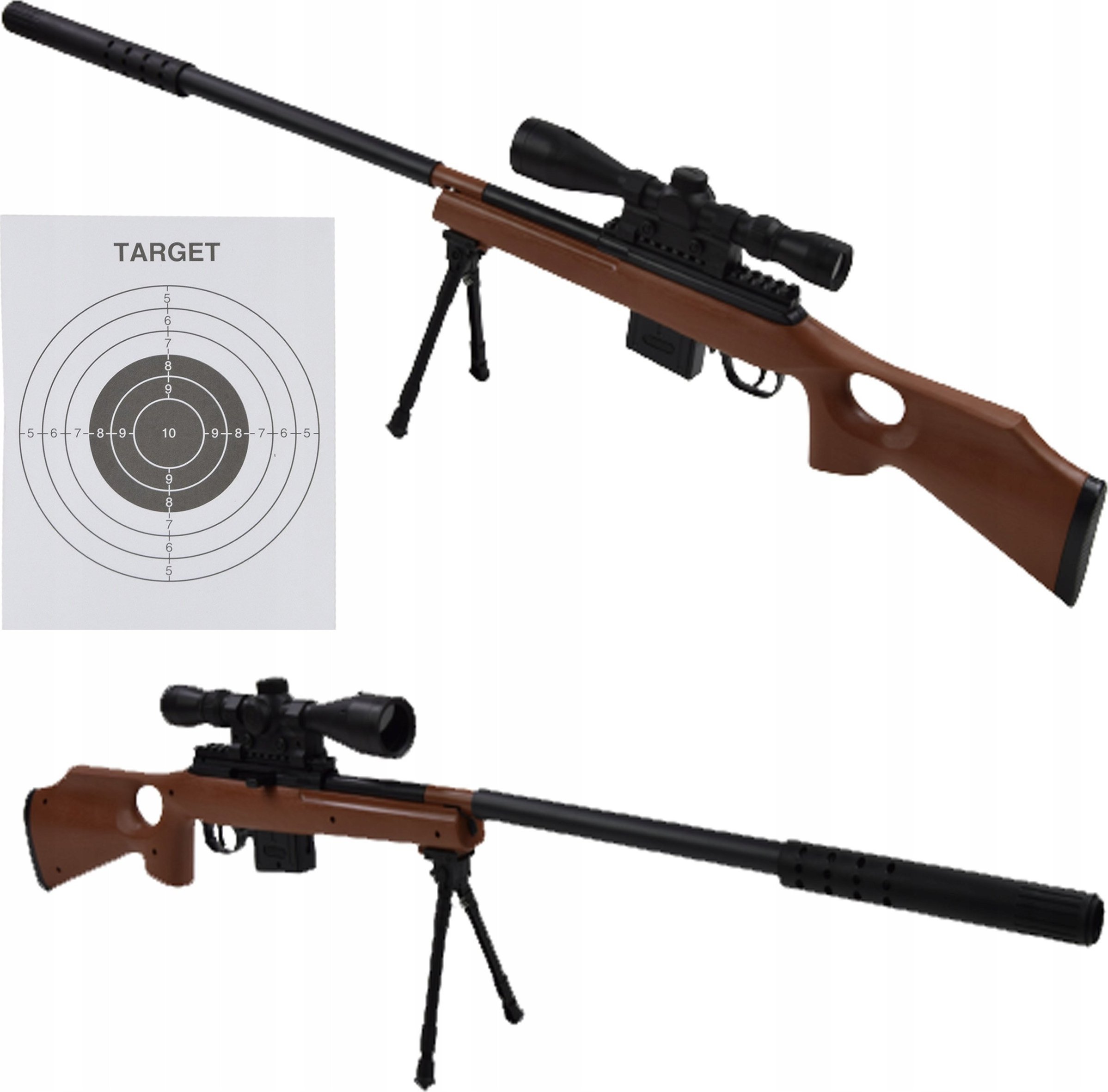 Skleplolki karabin pistolet snajperski snajperka kulki 80cm