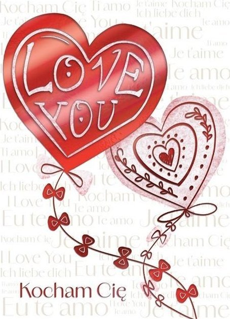 Karnet B6 Walentynki Latawce