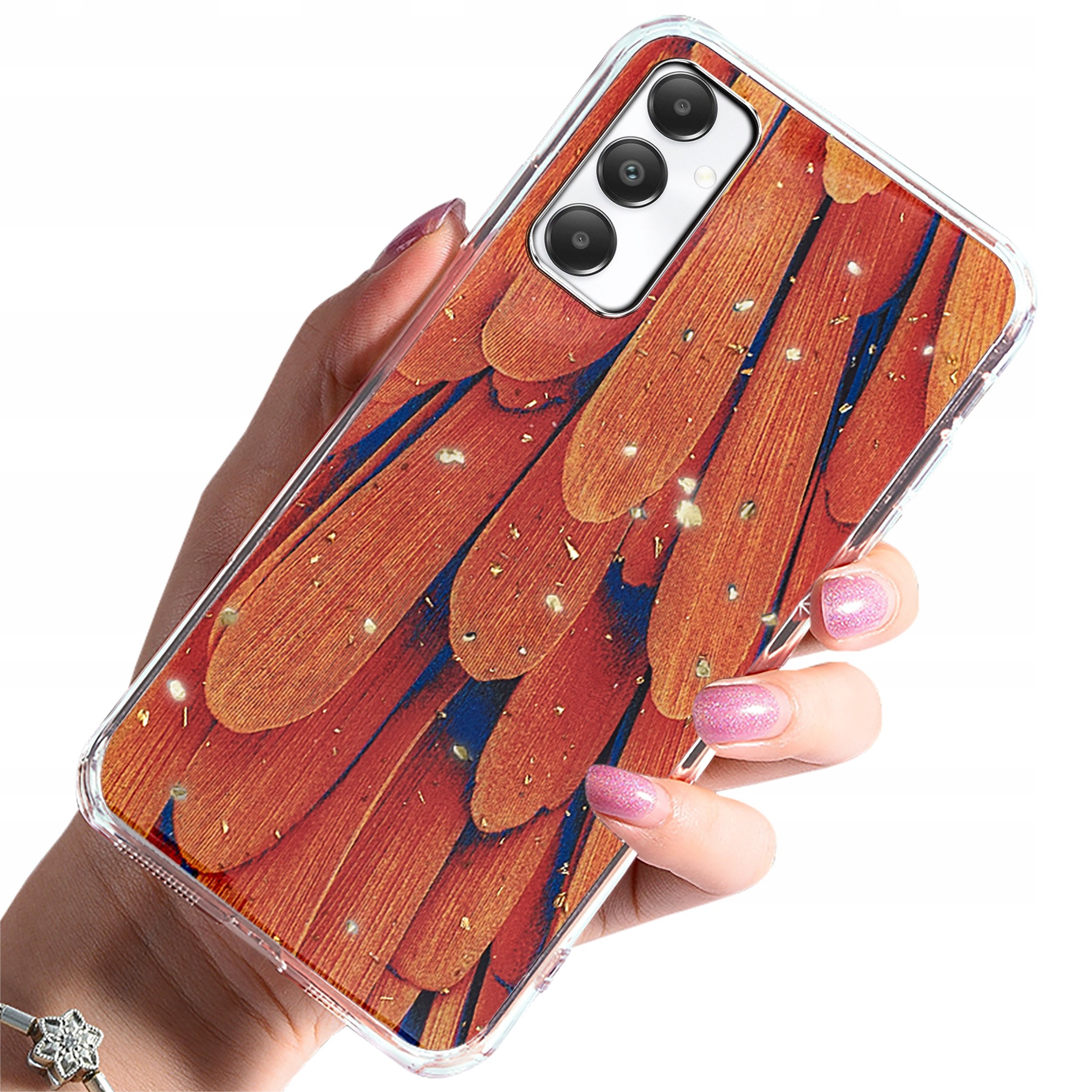 Etui do Samsung Galaxy A25 5G | Case Glamour PLECKI + Szkło 9H OCHRONNE
