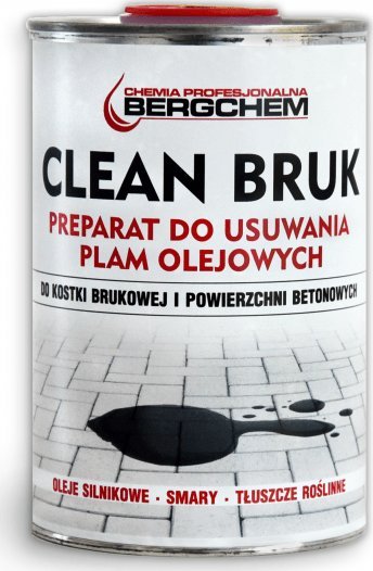 Bergchem PREPARAT DO USUWANIA PLAM OLEJOWYCH CLEAN BRUK 1L