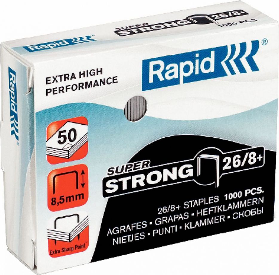 Esselte zszywki RAPID STRONG 26/8+ 1M (24861600)