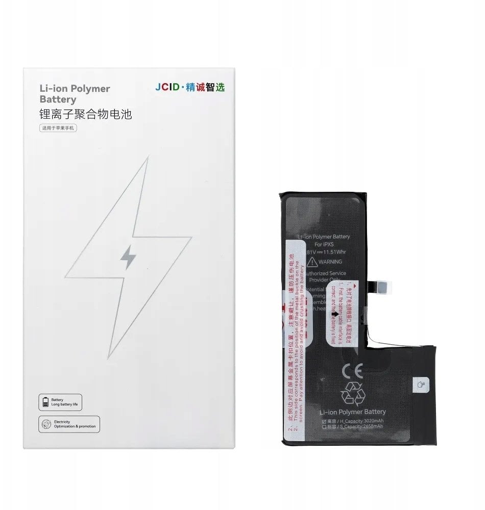 JCID Bateria do iPhone Xs (zwiększona pojemność)