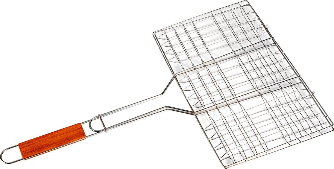 BBQ RUSZT SIATKA KOSZYK DO GRILLOWANIA RYB E-6256