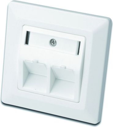 Digitus Faceplate f Keyst Jacks 2xRJ45 (DN-93801-1)