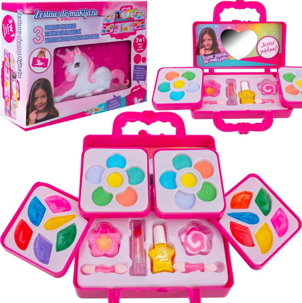 ZESTAW kosmetyków Makeup do makijażu paznokci torebka