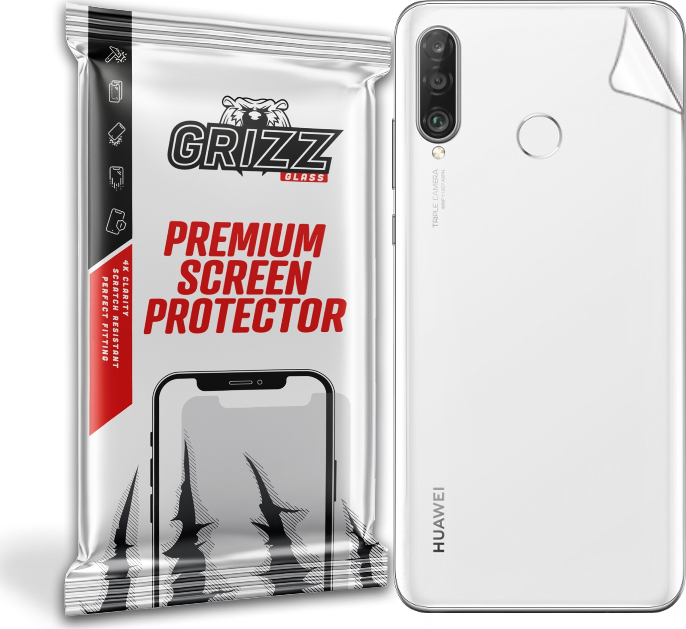 GrizzGlass Folia na tył Grizz Huawei P30 Lite