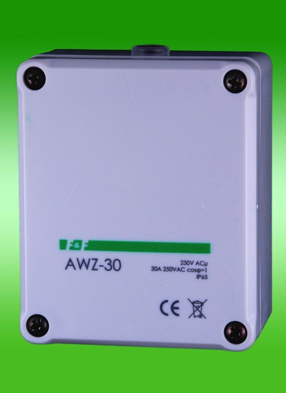 F&F Automat zmierzchowy 30A 230V 2-1000lx IP65 AWZ-30