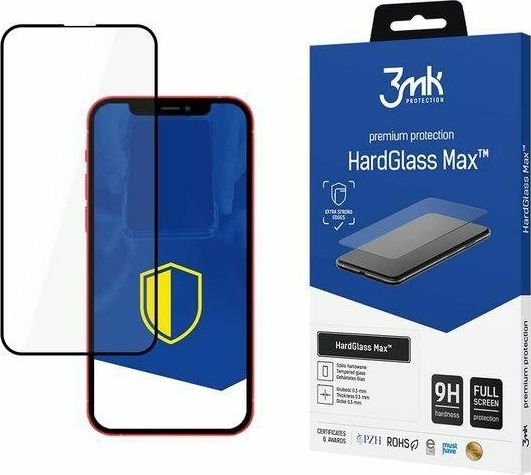3MK Szkło Hartowane Full HardGlass Max iPhone 13/13 Pro