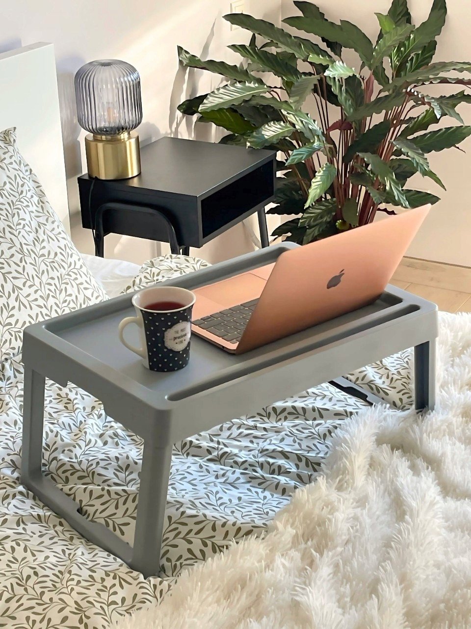 Stolik składany do łóżka, Practic, cappuccino