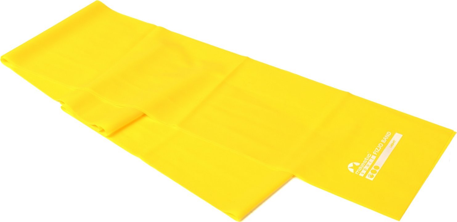 Guma do rehabilitacji Majestic Sport FizjoBand 2000x150x0,2 mm LIGHT żółta