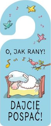 HENRY Zawieszka na klamkę Dajcie pospać