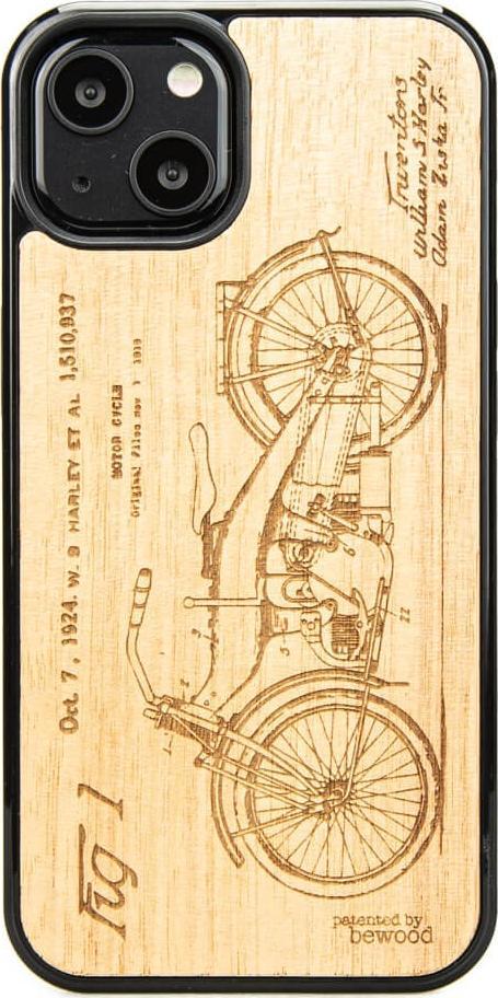 BeWood Drewniane Etui iPhone 13 HARLEY PATENT ANIEGRE