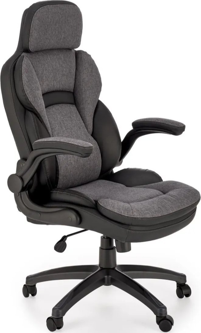 Halmar Fotel biurowy VALERIO czarny/szary HALMAR