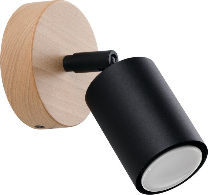 Kinkiet Sollux Lighting SOLLUX Kinkiet VERDO czarny 1 x GU10 SL.1290