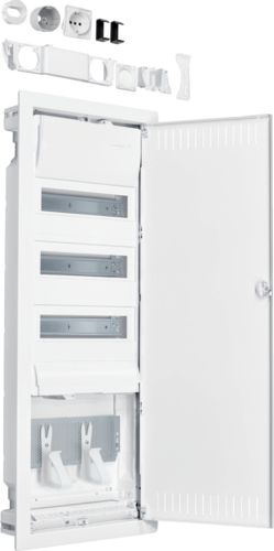 Hager Rozdzielnica hybrydowa podtynkowa 36 modułowa z płytą montażową volta (VU603PLH)