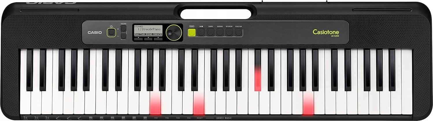 Casio Keyboard Casio LK-S250 CASIOTONE podświetlana klawiatura 61 klawiszy
