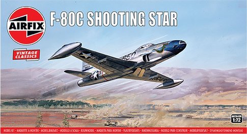 Airfix Amerykański Myśliwiec F-80C Shooting Star