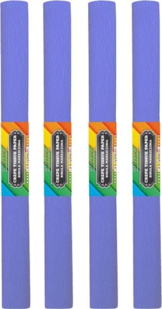 Starpak Bibuła marszczona 50x200cm fioletowa jasna 10szt.