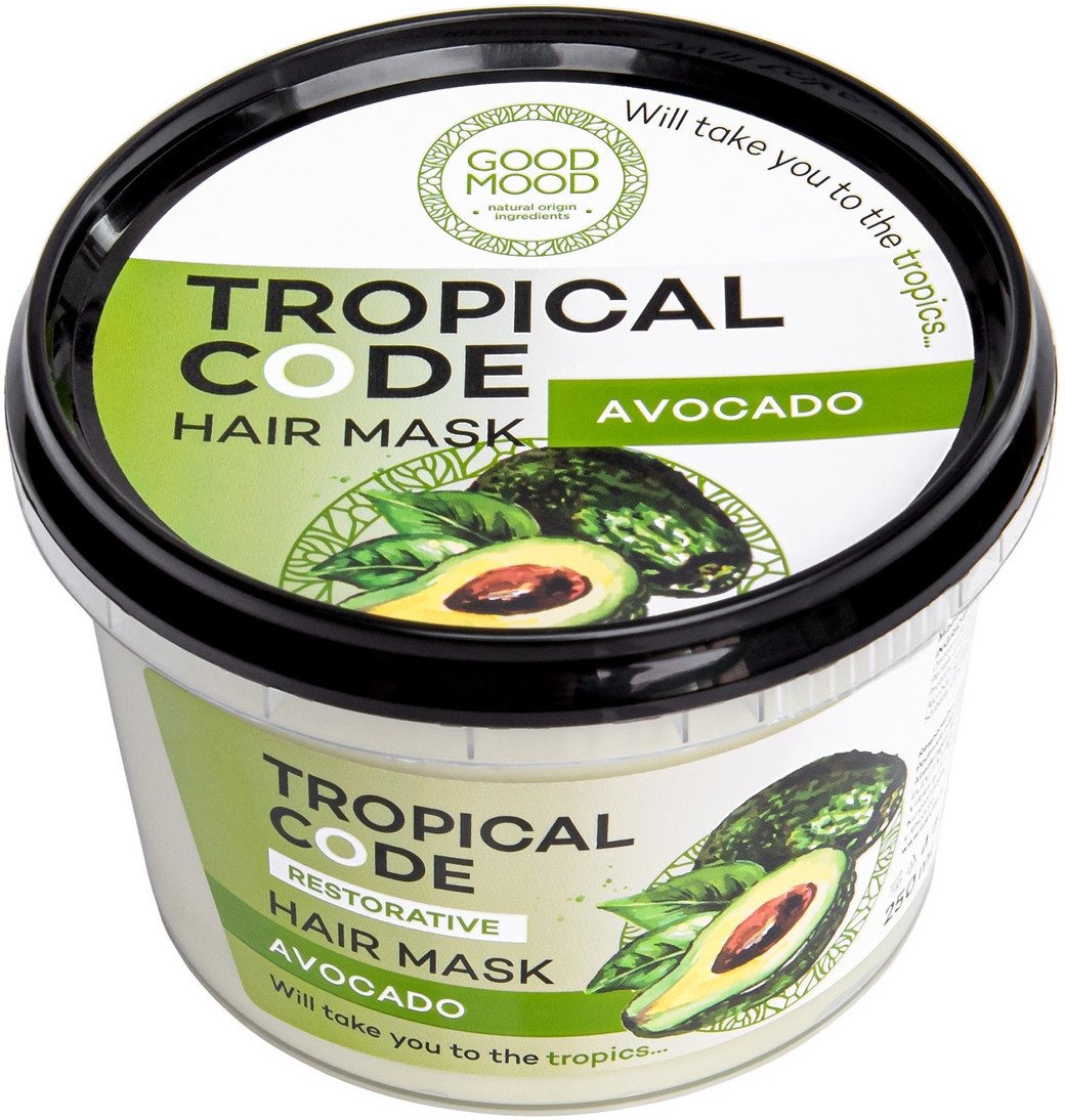 Elevita GOOD MOOD maska do włosów "Avokado", 250 ml