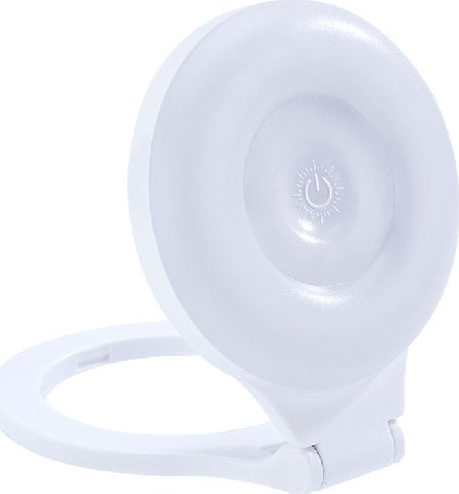 Mini podstawka magnetyczna do telefonu z lampką kompatybilna z MagSafe biała