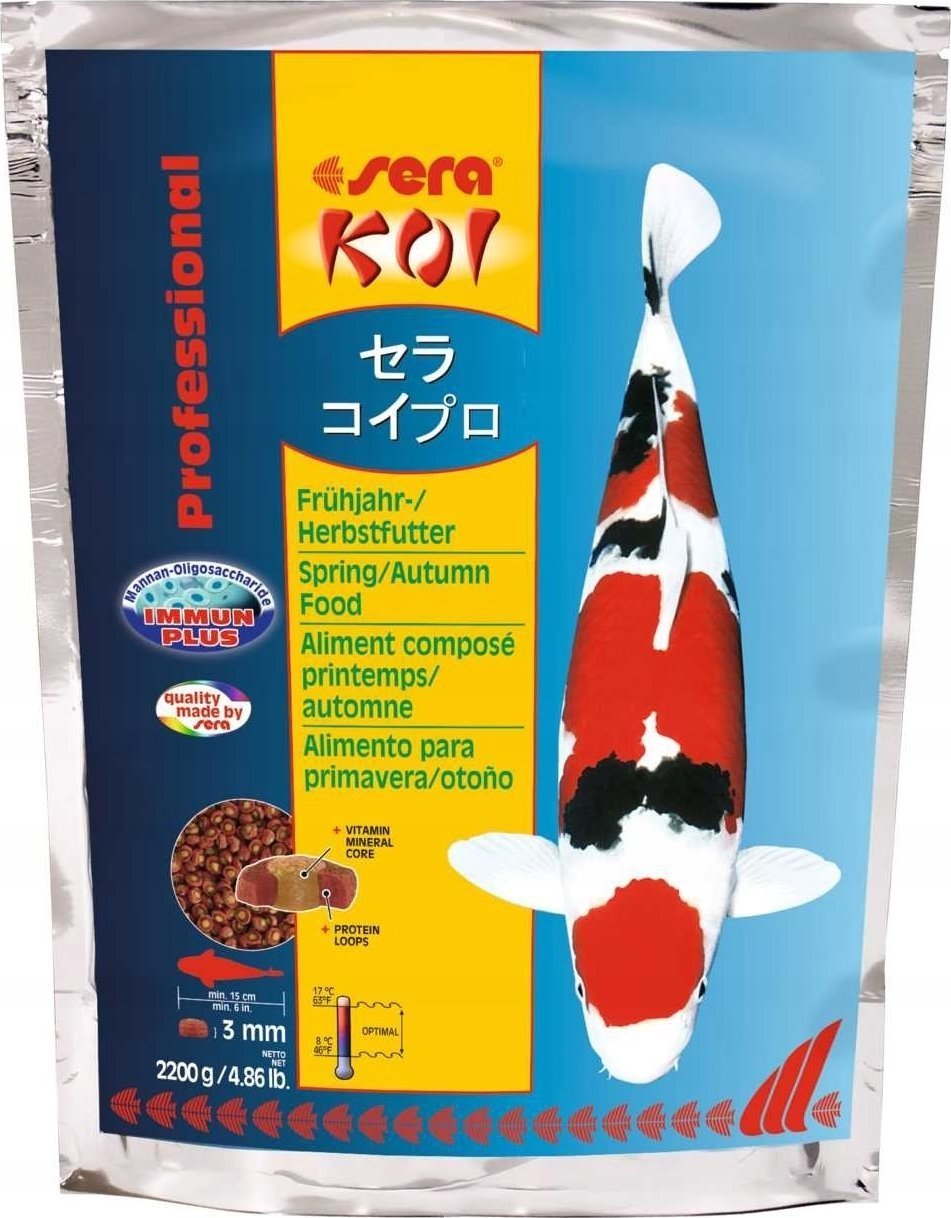 Sera Koi Professional Spring/Autumn Food 2.200 g - pokarm specjalny