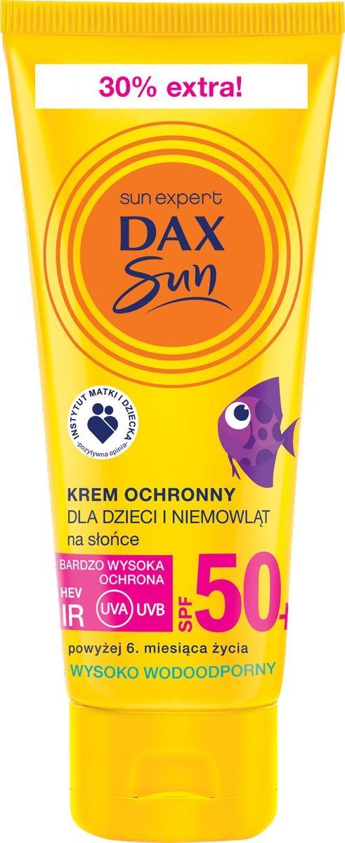 dax cosmetics Dax Sun Krem Ochronny do Opalania dla Dzieci i Niemowląt SPF 50+ 75 ml