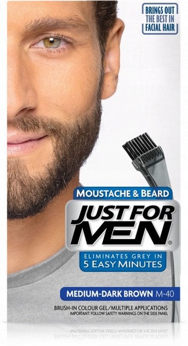 Just For Men Moustache & Beard Color M40 Medium-Dark Brown