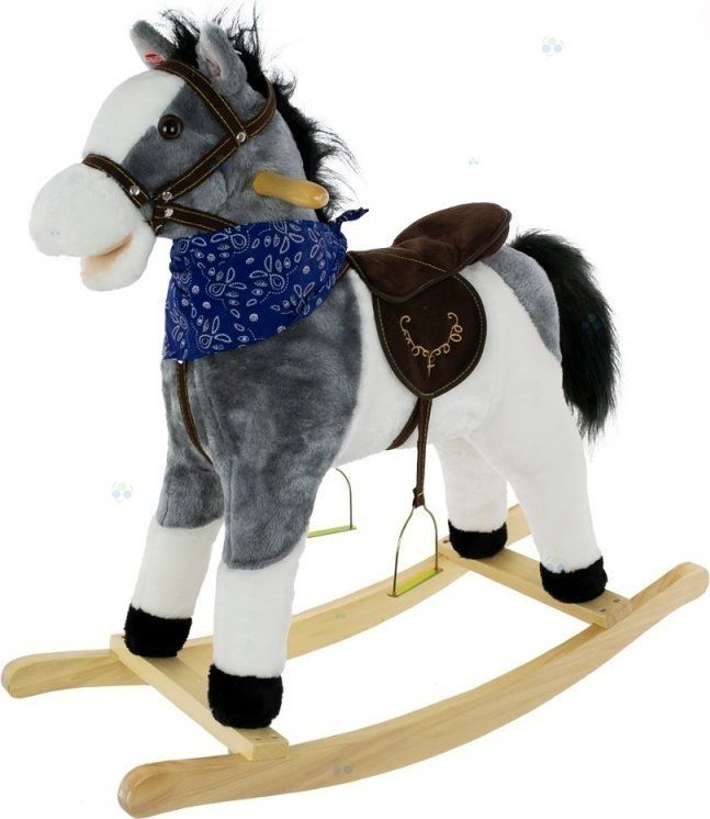 EURObaby INTERAKTYWNY KONIK NA BIEGUNACH DŹWIĘK #D1