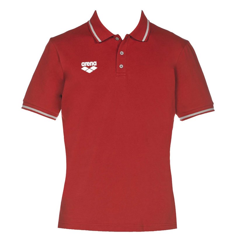 Arena KOSZULKA TEAM LINE POLO UNISEX TL 1D34540 RED rozmiar S