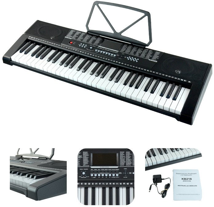 Keyboard 61 klawiszy KBB.218 one size