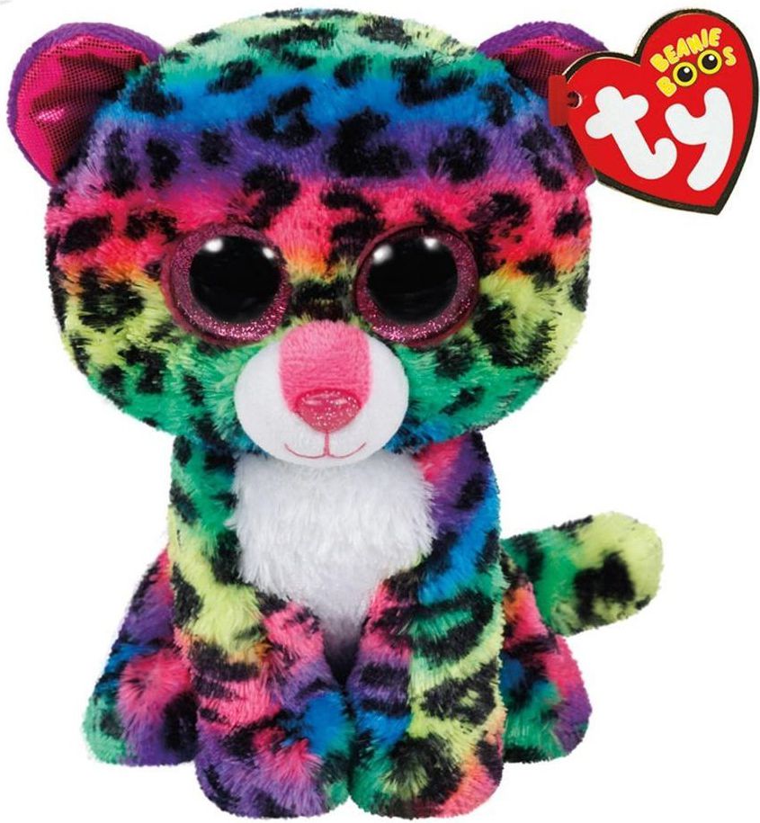 TY Beanie Boos Dotty - Kolorowy lampart 15 cm (225309)