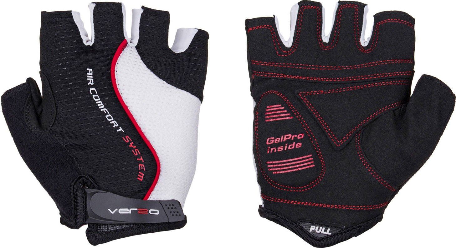 Verso Rękawiczki rowerowe Verso SB-01-7022-E czarno-biało-czerwone M