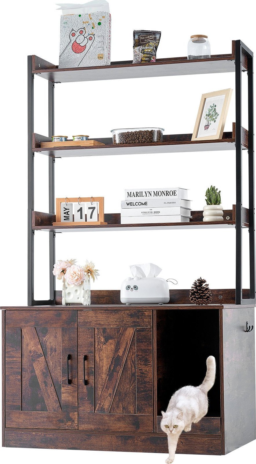 Vevor Obudowa na Kuwetę z Trzema Półkami