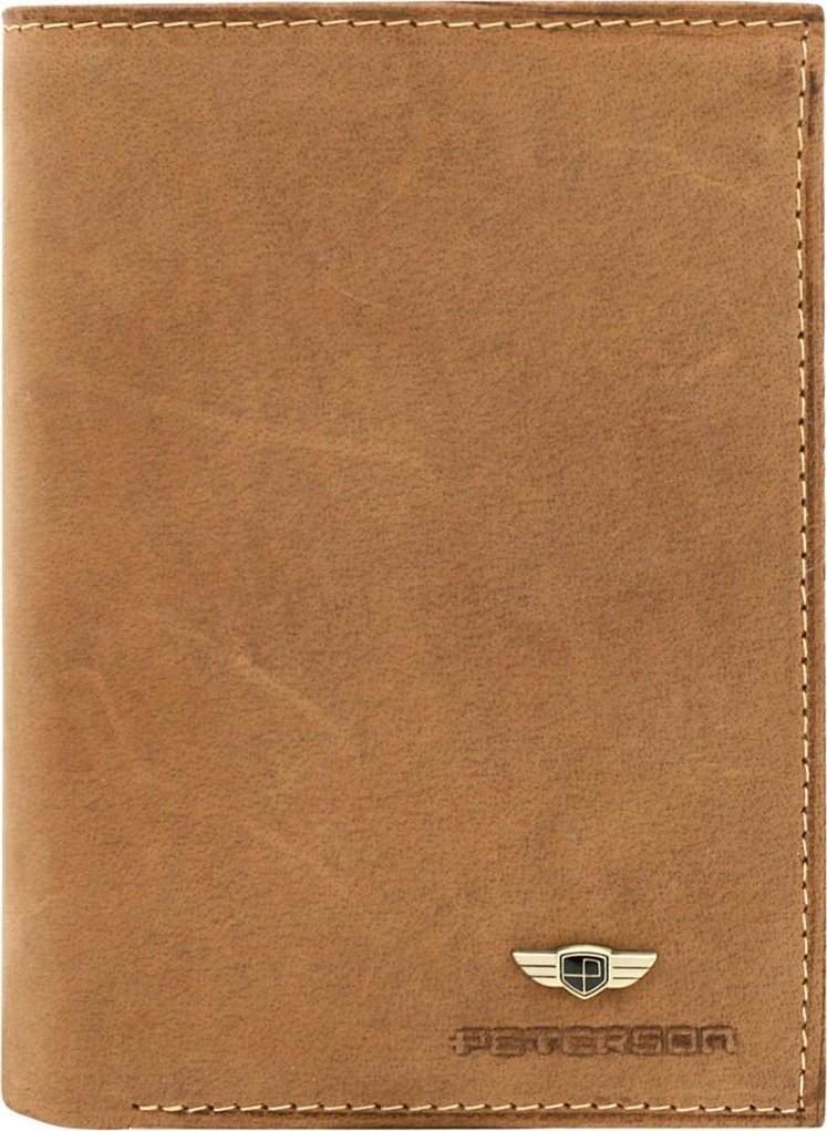 Peterson Skórzany męski portfel Peterson PTN 324 2-1-5 NoSize