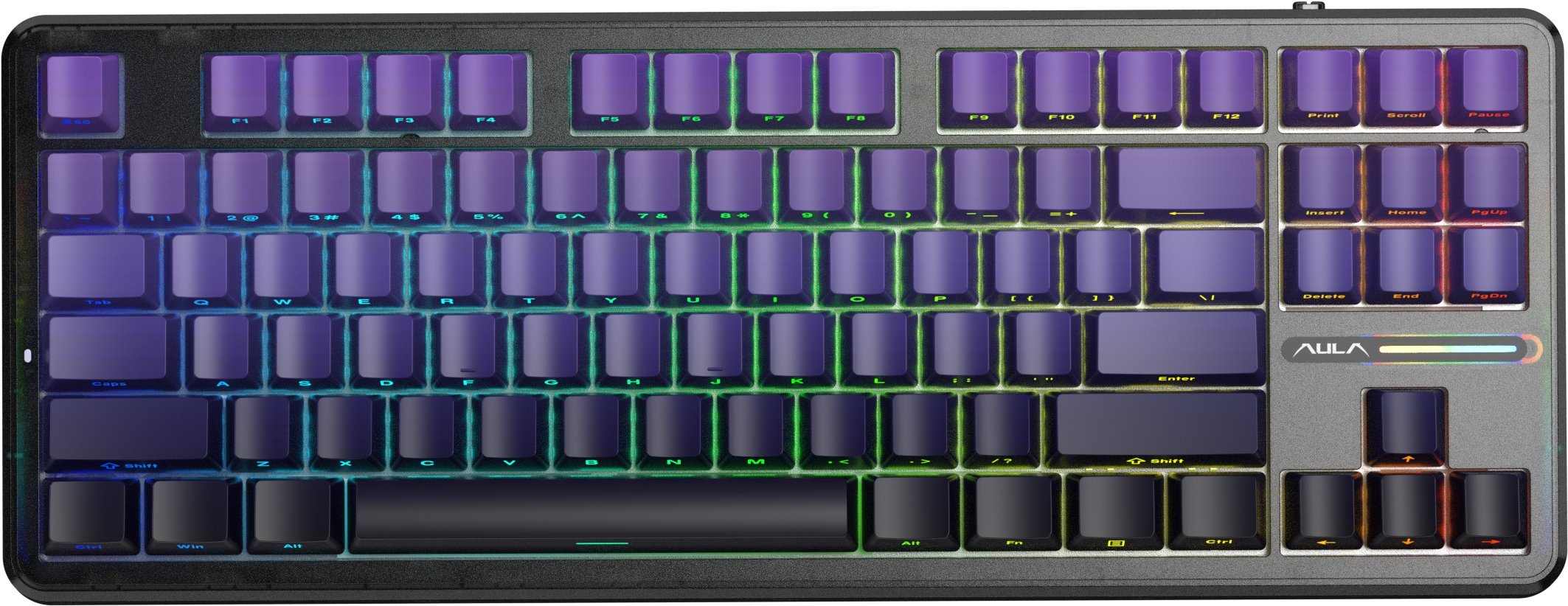 Klawiatura Aula F87 Pro GrayWood V4 (AUF87P-PBG-GW4-E)